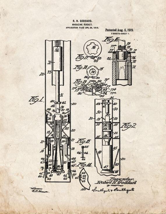 Patent Blueprint 835 1 12 A4 Photo Print