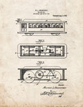 Patent Blueprint 838 1 12 A4 Photo Print