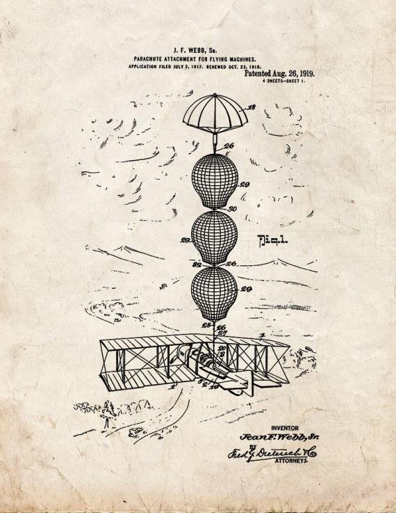 Patent Blueprint 841 1 12 A4 Photo Print