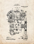 Patent Blueprint 847 1 12 A4 Photo Print