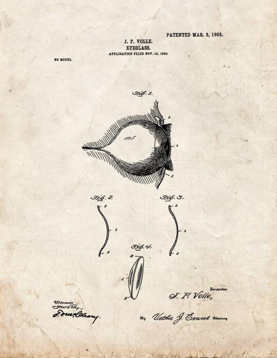 Patent Blueprint 853 1 12 A4 Photo Print