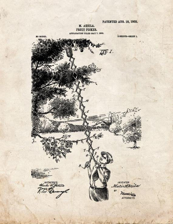 Patent Blueprint 858 1 12 A4 Photo Print
