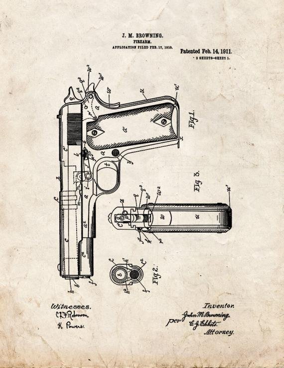 Patent Blueprint 86 1 12 A4 Photo Print