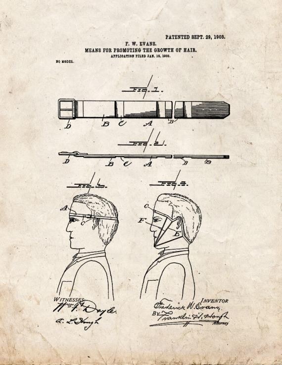 Patent Blueprint 862 1 12 A4 Photo Print
