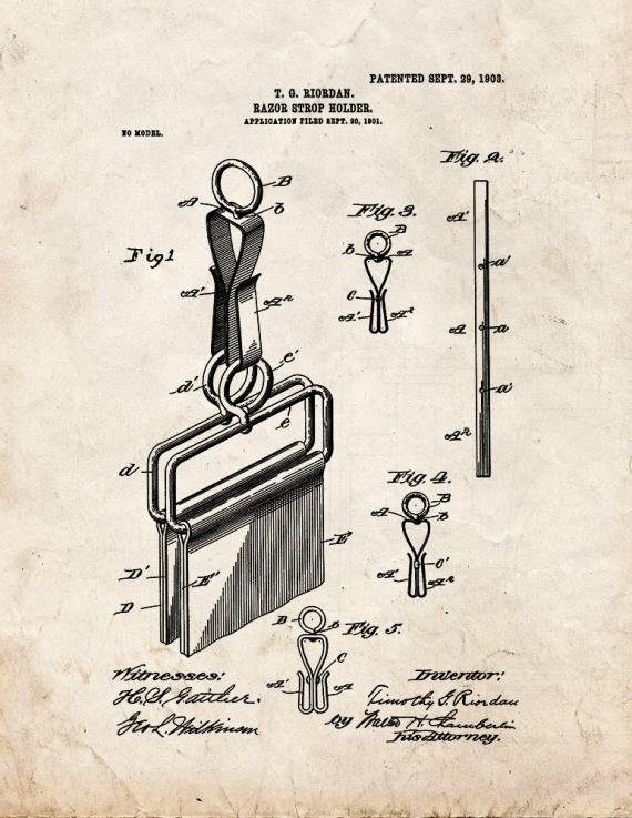 Patent Blueprint 863 1 12 A4 Photo Print