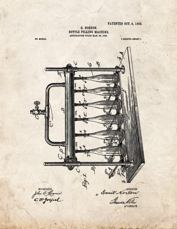 Patent Blueprint 868 1 12 A4 Photo Print