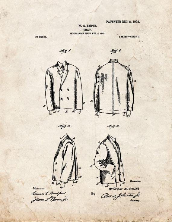 Patent Blueprint 870 1 12 A4 Photo Print