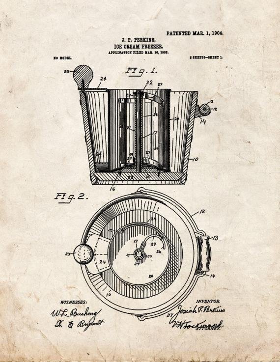 Patent Blueprint 872 1 12 A4 Photo Print