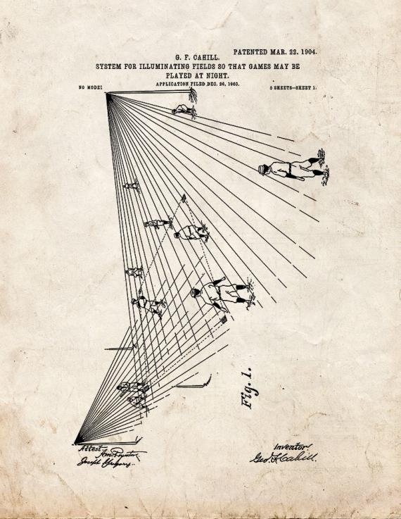 Patent Blueprint 874 1 12 A4 Photo Print