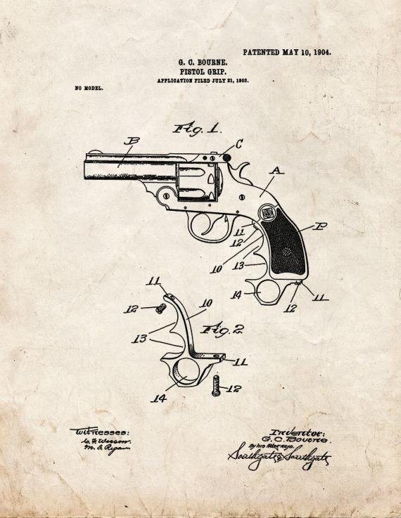 Patent Blueprint 876 1 12 A4 Photo Print