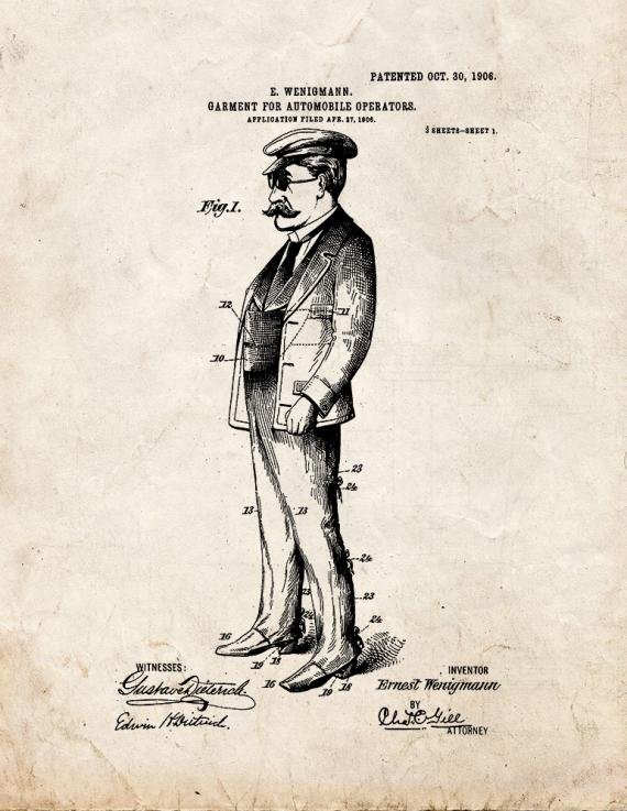 Patent Blueprint 880 1 12 A4 Photo Print
