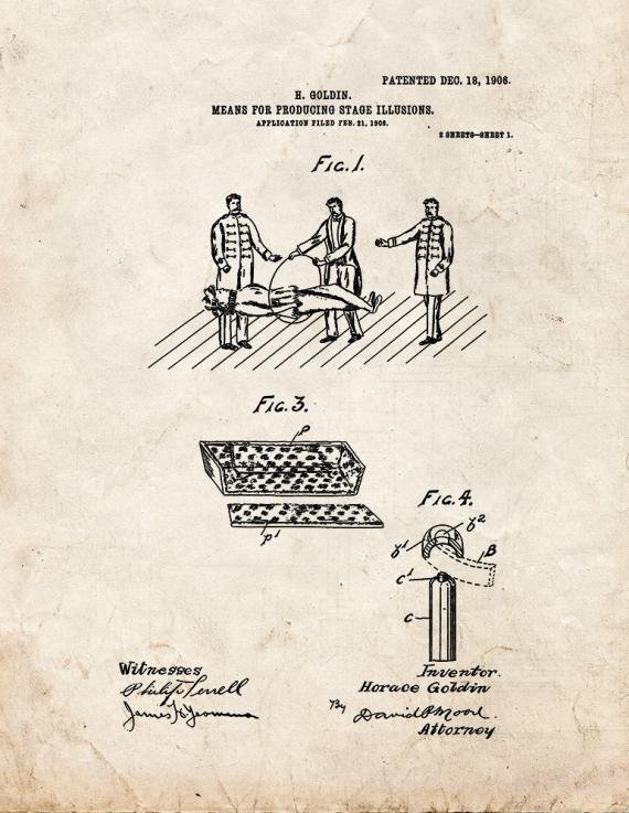 Patent Blueprint 881 1 12 A4 Photo Print