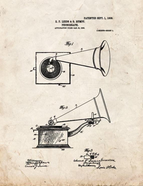 Patent Blueprint 888 1 12 A4 Photo Print