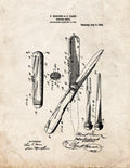 Patent Blueprint 890 1 12 A4 Photo Print