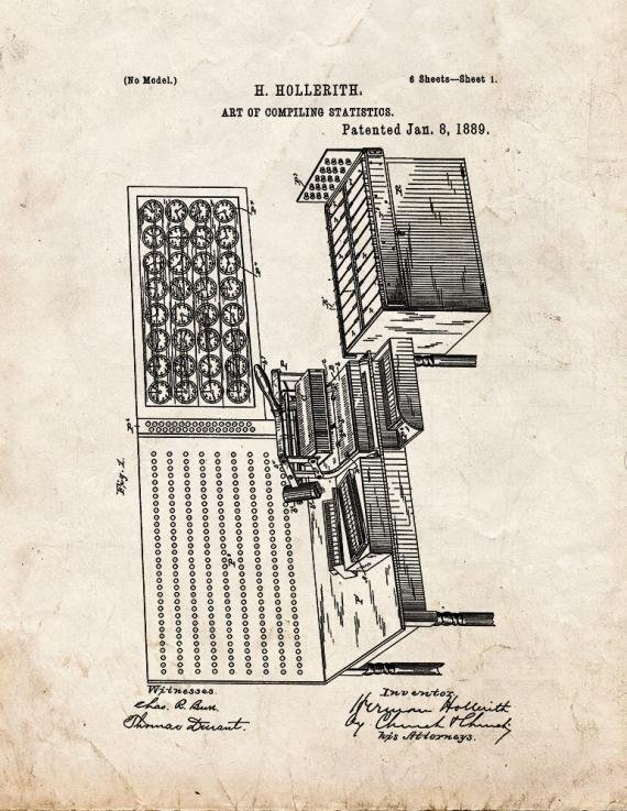 Patent Blueprint 896 1 12 A4 Photo Print