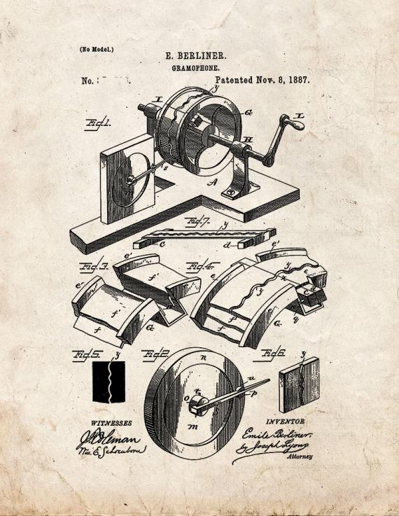 Patent Blueprint 904 1 12 A4 Photo Print