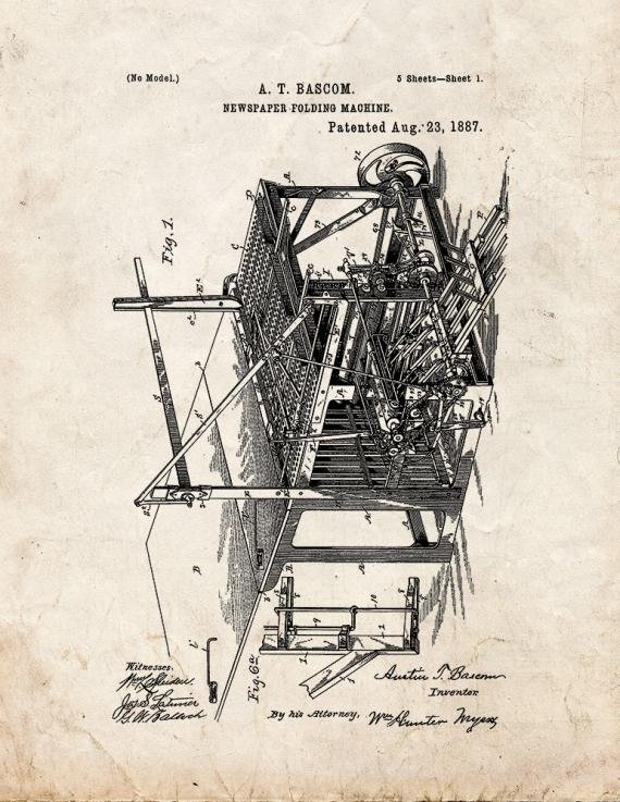 Patent Blueprint 915 1 12 A4 Photo Print