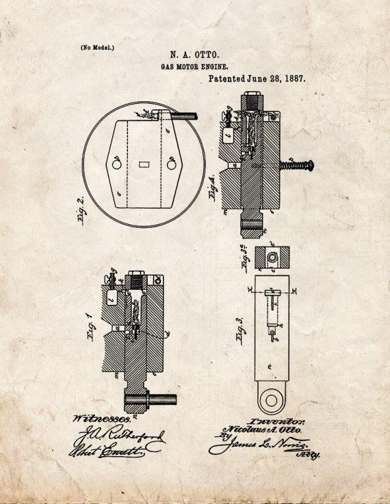 Patent Blueprint 919 1 12 A4 Photo Print