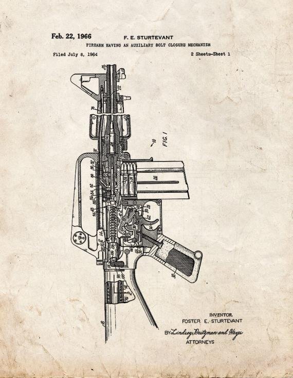 Patent Blueprint 92 1 12 A4 Photo Print