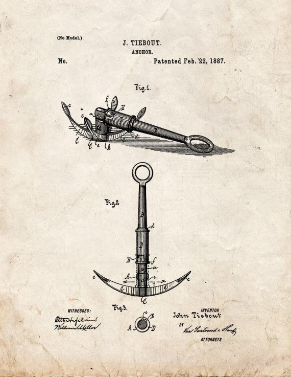 Patent Blueprint 929 1 12 A4 Photo Print