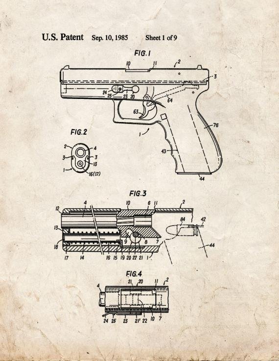 Patent Blueprint 93 2 12 A4 Photo Print