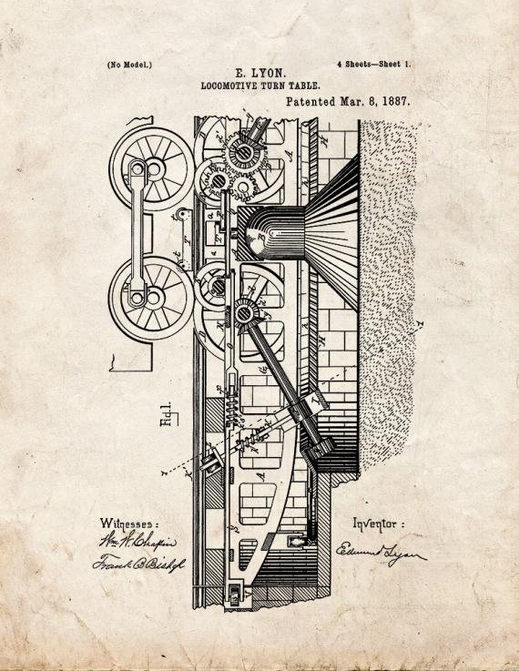 Patent Blueprint 930 1 12 A4 Photo Print
