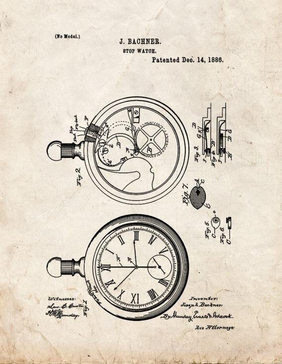 Patent Blueprint 933 1 12 A4 Photo Print