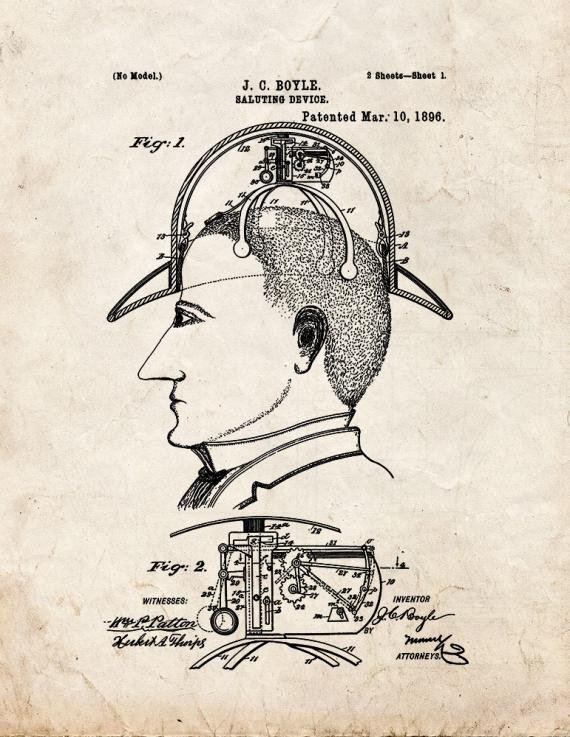 Patent Blueprint 941 1 12 A4 Photo Print