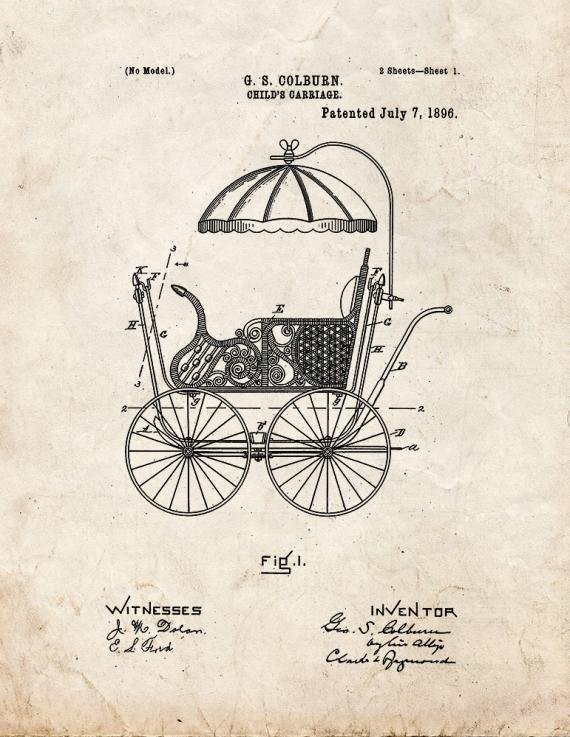 Patent Blueprint 942 1 12 A4 Photo Print