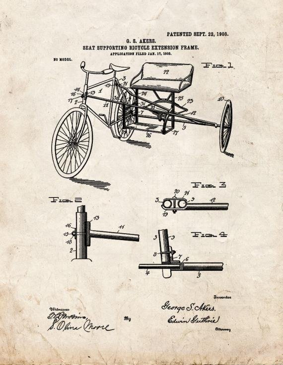 Patent Blueprint 95 1 12 A4 Photo Print