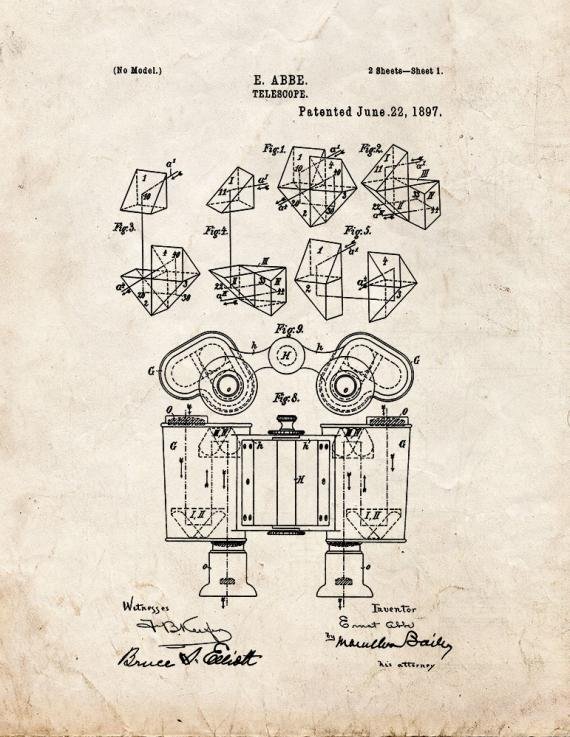 Patent Blueprint 954 1 12 A4 Photo Print