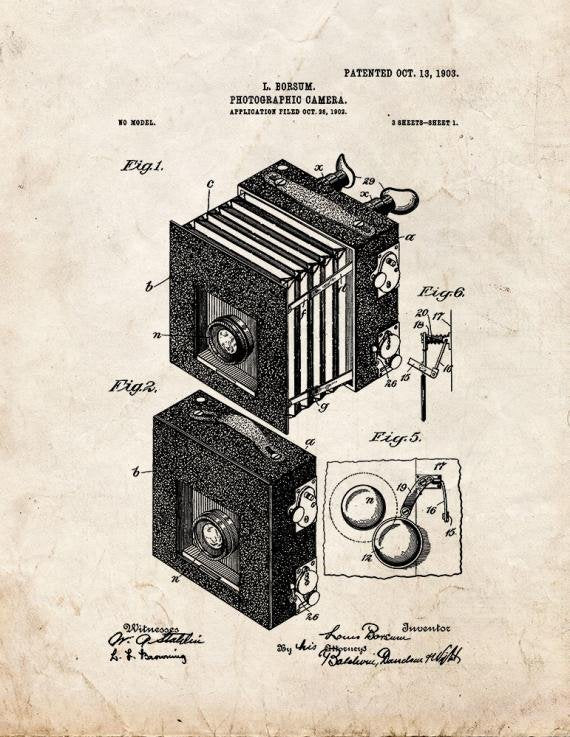 Patent Blueprint 97 1 12 A4 Photo Print