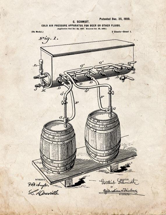 Patent Blueprint 979 1 12 A4 Photo Print
