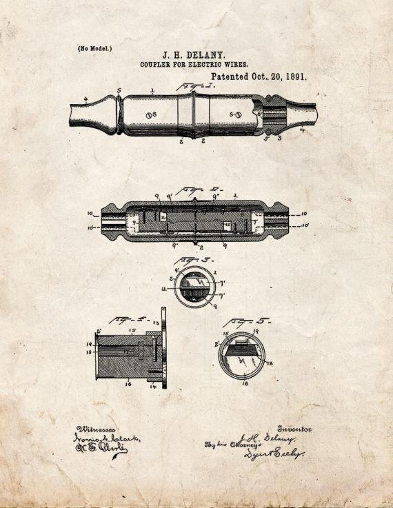Patent Blueprint 987 1 12 A4 Photo Print