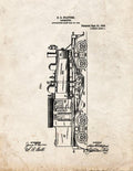 Patent Blueprint 99 1 12 A4 Photo Print