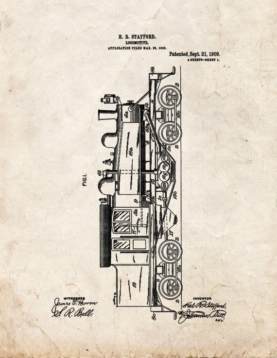 Patent Blueprint 99 1 12 A4 Photo Print