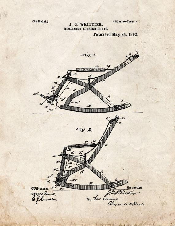 Patent Blueprint 992 1 12 A4 Photo Print