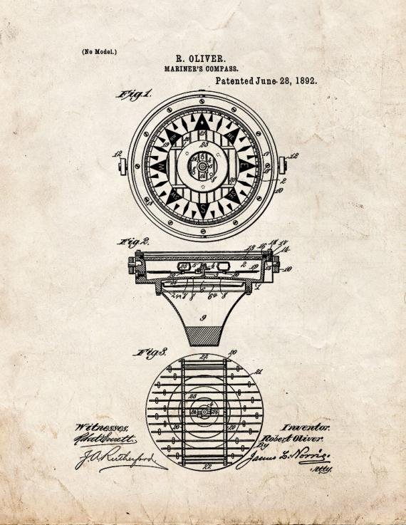 Patent Blueprint 995 1 12 A4 Photo Print