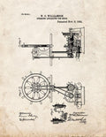 Patent Blueprint 996 1 12 A4 Photo Print