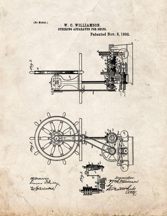 Patent Blueprint 996 1 12 A4 Photo Print