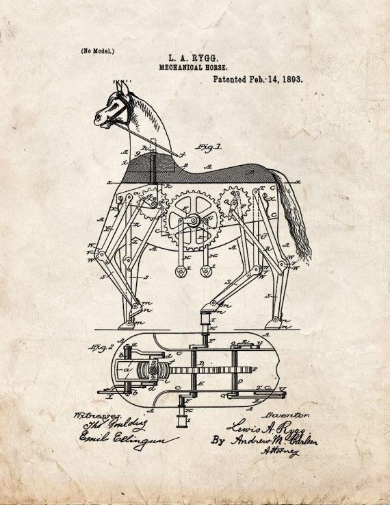 Patent Blueprint 998 1 12 A4 Photo Print
