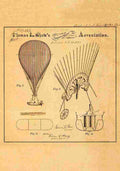 Patent Blueprint Aerostation 2400x A4 Photo Print
