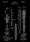 Patent Blueprint BallpointPen black A4 Photo Print