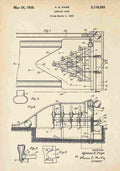 Patent Blueprint Bowling A4 Photo Print