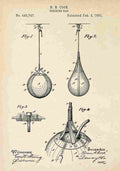 Patent Blueprint BoxingBag A4 Photo Print