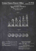 Patent Blueprint Chess peices A4 Photo Print