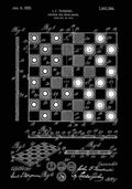Patent Blueprint Chessboard black A4 Photo Print