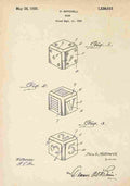 Patent Blueprint Die A4 Photo Print