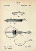 Patent Blueprint Mandolin A4 Photo Print