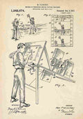 Patent Blueprint MovingPictureCartoons A4 Photo Print